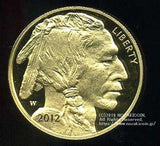 アメリカ 50ドルプルーフ金貨 バッファロー 2012年 - 野崎コイン