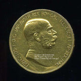 オーストリア フランツ・ヨーゼフ 100コロナ金貨 1908年 雲上の女神 - 野崎コイン