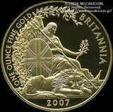 イギリス ブリタニア金貨 100ポンド 2007年 - 野崎コイン