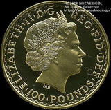 イギリス ブリタニア金貨 100ポンド 2007年 - 野崎コイン