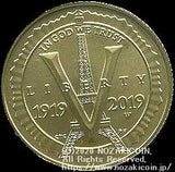 アメリカ 米国在郷軍人会記念5ドル金貨 2019年 - 野崎コイン