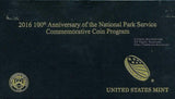 アメリカ 国立公園局100周年記念プルーフセット 2016年 - 野崎コイン