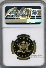 マカオ 1000パタカ金貨 鶏年 1981年 プルーフ NGC PF69 - 野崎コイン