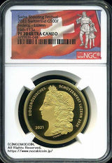 スイス 射撃祭 500フラン金貨 2021 Luzern NGC PF70 ULTRA CAMEO 048 - 野崎コイン