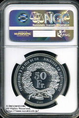 スイス 射撃祭 50フラン銀貨 2013 Lucerne NGC PF69 ULTRA CAMEO - 野崎コイン