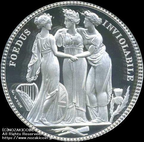 2020年 スリーグレイセス 英国 ロイヤルミント 銀貨 NGC PF70
