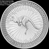 オーストラリア カンガルー銀貨 2021 1ドル - 野崎コイン