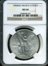 メキシコ 1984年 リベルタード 純銀 NGC MS66 051 - 野崎コイン