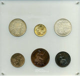 イギリス 金銀銅貨6種セット 未使用〜極美 - 野崎コイン