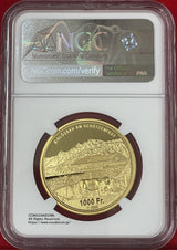 スイス 射撃祭 1000フラン金貨 2023 Obwalden Ultra High Relief NGC PF70 ULTRA CAMEO 005 - 野崎コイン
