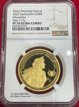 スイス 射撃祭 500フラン金貨 2023 Obwalden NGC PF70 ULTRA CAMEO 079 - 野崎コイン