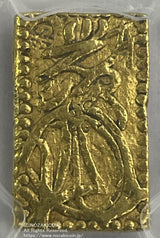 鋳造期間:慶長6年~元禄8年(1601~1695) 品位:金857/銀143 量目:4.43g