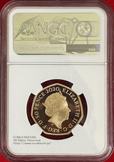 イギリス 恐竜プルーフ金貨 イグアノドン 2020 50ペンス NGC PF70 ULTRA CAMEO - 野崎コイン