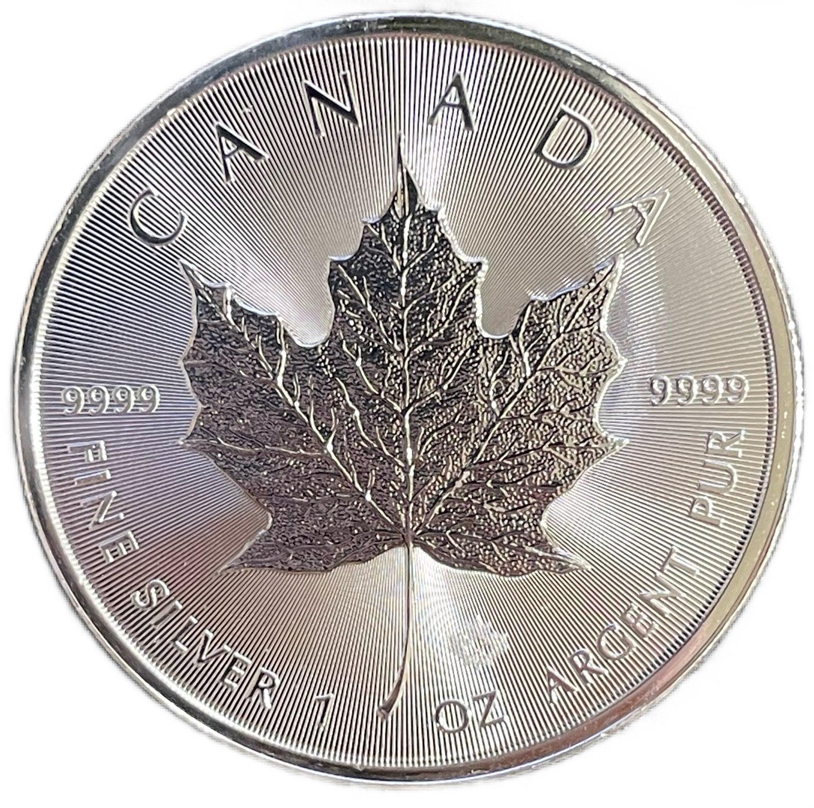2023年 カナダ メイプルリーフ １オンス9999純銀 5ドル銀貨