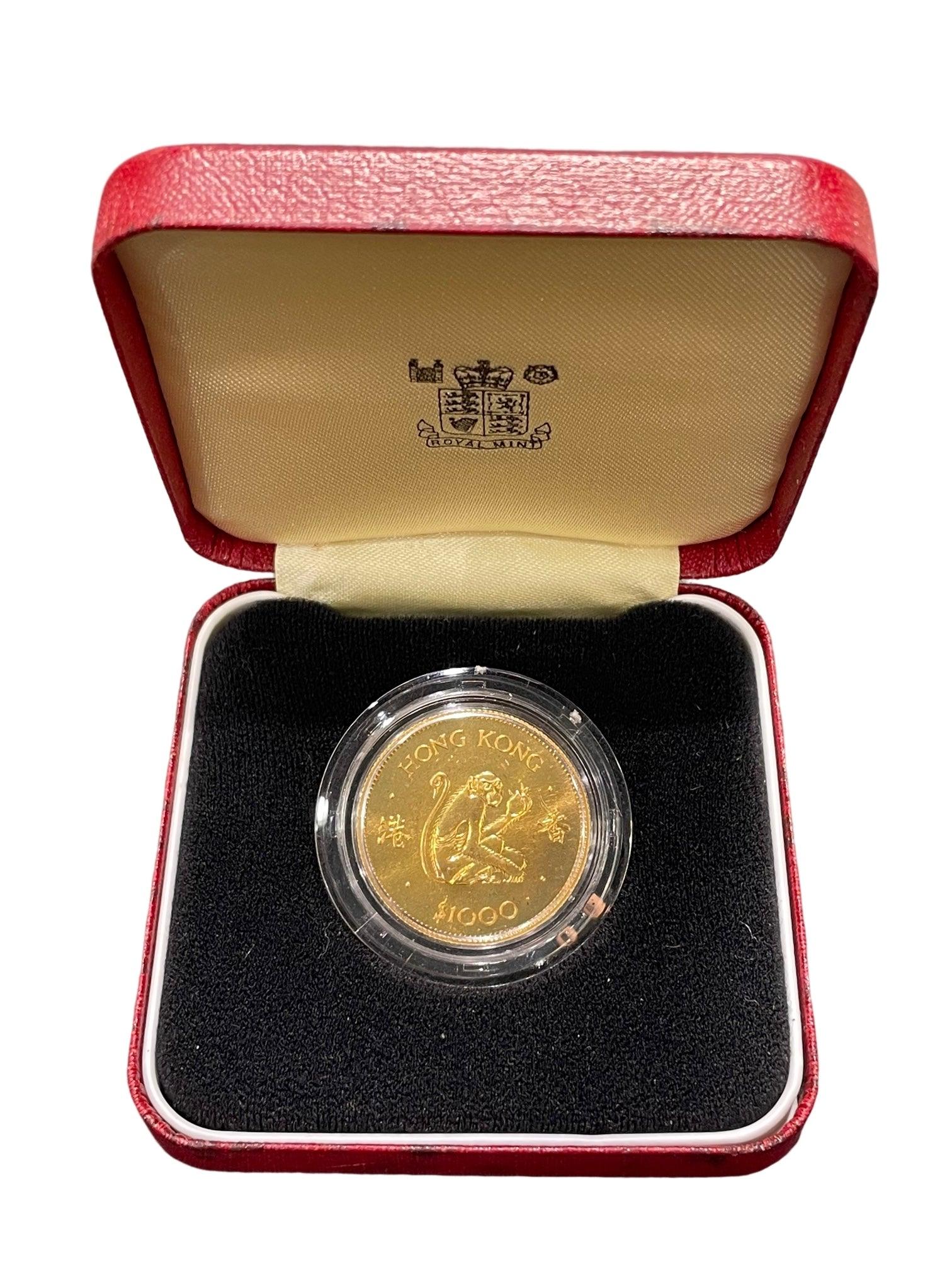 香港 1000ドル金貨 猿年 1980年 – 野崎コイン