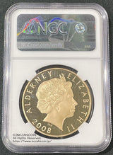 オルダニー 5ポンド金貨 プルーフ コンコルド退役5周年 2008年 NGC PF69 DCAM ULTRA CAMEO - 野崎コイン