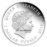 ツバル バックトゥザフューチャー30周年記念1オンスプルーフ銀貨 2015 - 野崎コイン