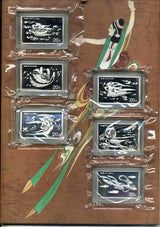 中国 敦煌蔵経発見100年記念 銀貨6点セット 2000年 - 野崎コイン