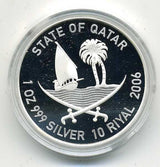 カタール アジア大会2006年ドーハ 公式記念貨銀貨セット - 野崎コイン