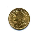 スイス 20フラン金貨 アルプスと少女 1911年 - 野崎コイン