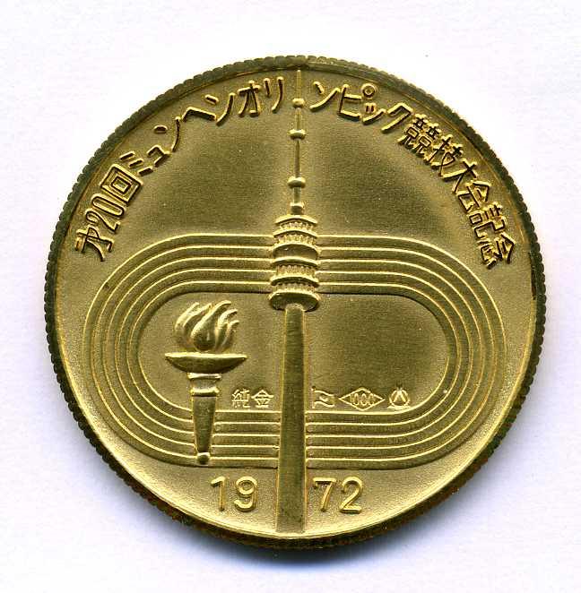 ミュンヘンオリンピック 金貨メダル 1972年 – 野崎コイン