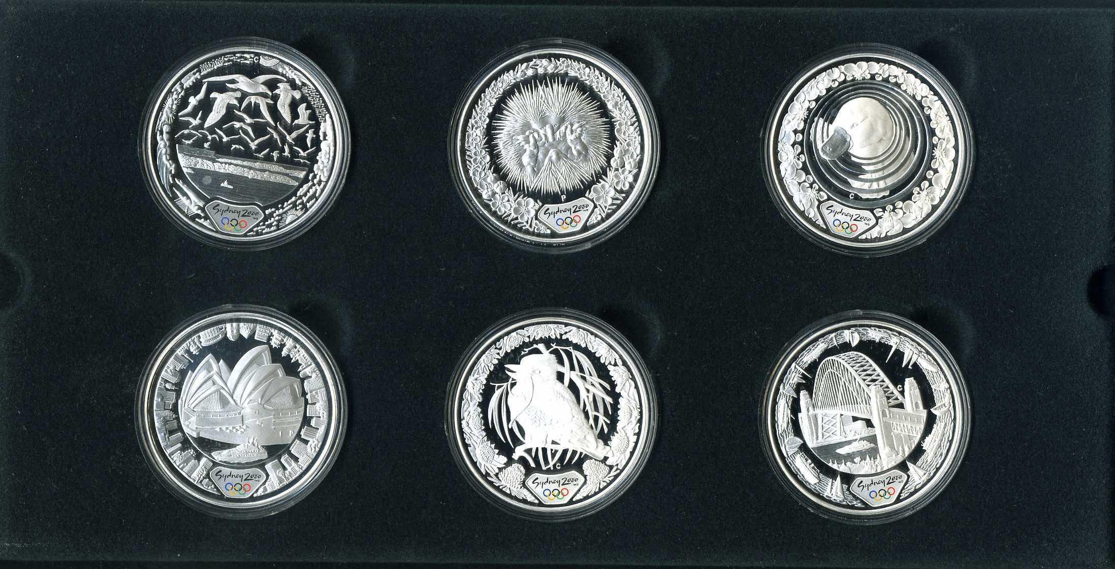 純銀 オーストラリア王立造幣局発行 シドニーオリンピック銀貨【1