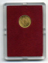 新5円金貨 大正2年(1913) 発行枚数 89,820枚 直径 16.96mm 品位 金900 / 銅100 量目4.17g 化粧箱にはダメージがあります。 オークションのビニール袋無し