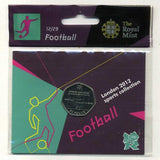 イギリス ロンドンオリンピック記念50ペンス サッカー - 野崎コイン