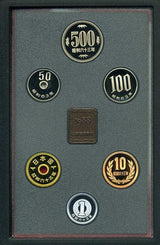 箱にダメージあり(傷・汚れ) 中のコインは未使用状態を保っています 昭和63年通常プルーフセット 販売数200,000