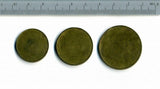 日本陸軍第16連隊野戦砲兵酒保銭 2銭・1銭・5厘 3種セット - 野崎コイン