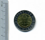 サンマリノ 500LIRE バイカラ―貨 1999年 - 野崎コイン