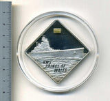 パラオ 戦艦プリンス・オブ・ウェールズ 10ドル銀貨 2009年 - 野崎コイン