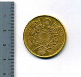 旧10円金貨 明治4年(1871) 発行枚数 1,867,032枚 直径 29.42mm 品位 金900 / 銅100 量目16.66g