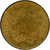フランス 20フラン金貨 セレス神 1850 - 野崎コイン