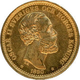 スウェーデン 20クローナー金貨 1890年 - 野崎コイン