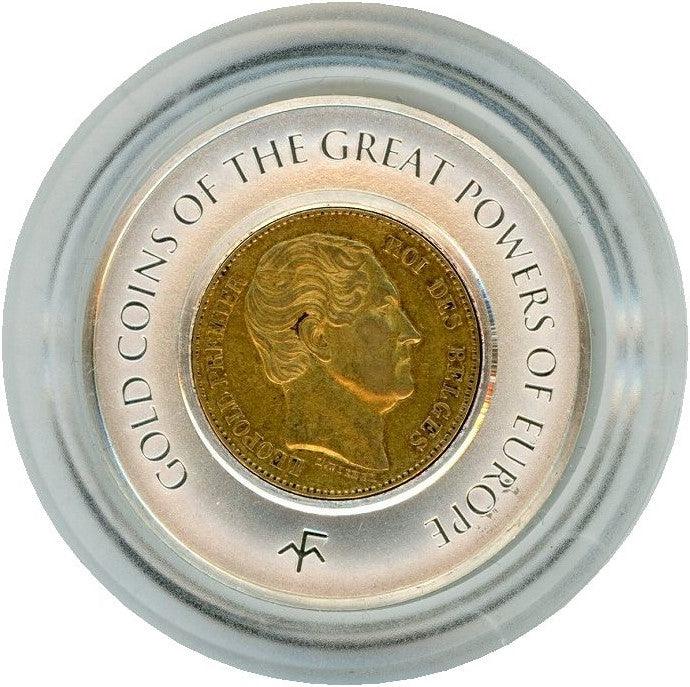 超貴重本物保証ベルギー20フラン金貨レオポルド1世1865年 匿名配送 ...