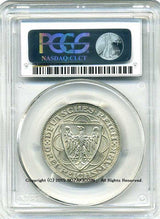 ドイツ ワイマール共和国 3マルク 1927年 ブレーマーハーフェン 未使用 PCGS MS64+ - 野崎コイン