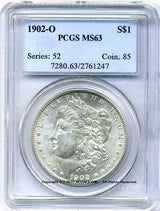 アメリカ 1ドル銀貨 1902年 PCGS MS63 - 野崎コイン