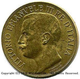 イタリア 50リレ金貨 建国50周年記念 1911年 - 野崎コイン