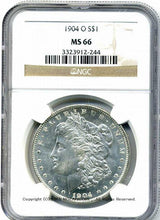 アメリカ 1ドル銀貨 1904年O NGC MS66 - 野崎コイン