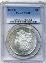 アメリカ 1ドル銀貨 1879年S PCGS MS65 - 野崎コイン