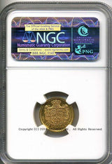 デンマーク クリスチャン10世 10クローナ金貨 1913 NGC MS62 015 - 野崎コイン