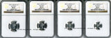 イギリス ヴィクトリア マウンディセット 1869年 NGC MS65-MS62 - 野崎コイン