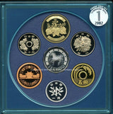 平成14年(2002年) プルーフ貨幣セット テクノメダルシリーズ1 - 野崎コイン
