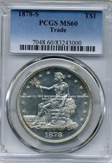 アメリカ 貿易銀 1878-S PCGS MS60 - 野崎コイン