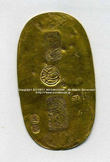 享保小判は正徳4年~元文元年(1714~1736)まで鋳造されました。  品位は金861 / 銀139 量目17.78g です。  鑑定書・桐箱付き。