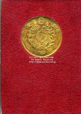 旧5円金貨 明治3年(1870) 直径 23.84mm 品位 金900 / 銅100 量目8.33g 化粧箱にはダメージがあります。 オークションのビニール袋無し