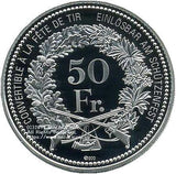 スイス 射撃祭 50フラン銀貨 2019 Appenzell - 野崎コイン