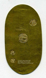 保字小判  天保8年〜安政5年  元文以降の小判には将軍に献上した献上判があり、  大吉刻印となっています  槌目が非常に美しく仕上がっています  両替屋印無刻印