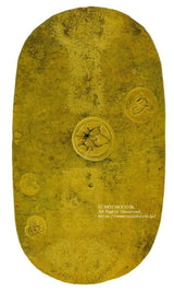 文政小判は文政2年~文政11年(1819~1828)に鋳造されました。  金55.9% 銀44.1% 量目13.07g。  裏の極印が草書体の文の字なので、草文小判ともいいます。  鑑定書・桐箱付き。